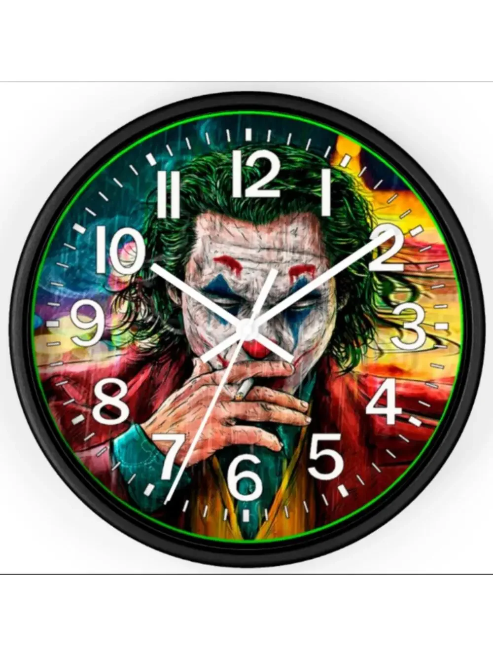 The Joker Batman Glow In The Dark Wall Clock New!